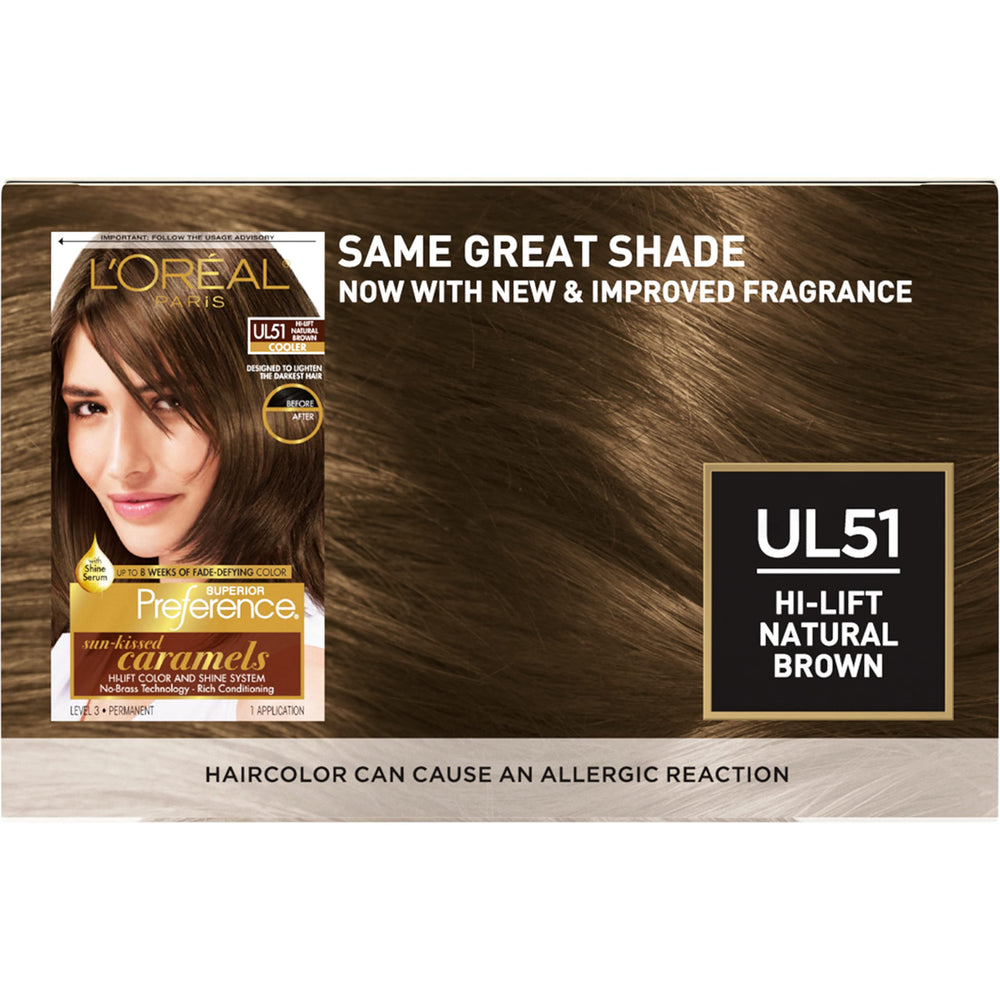 L'Oreal Paris Care Supreme conditioner with Shine Serum for silky, vibrant hair.