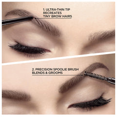 Lápiz delineador de cejas de L'Oreal Paris para rellenar zonas dispersas con naturalidad.