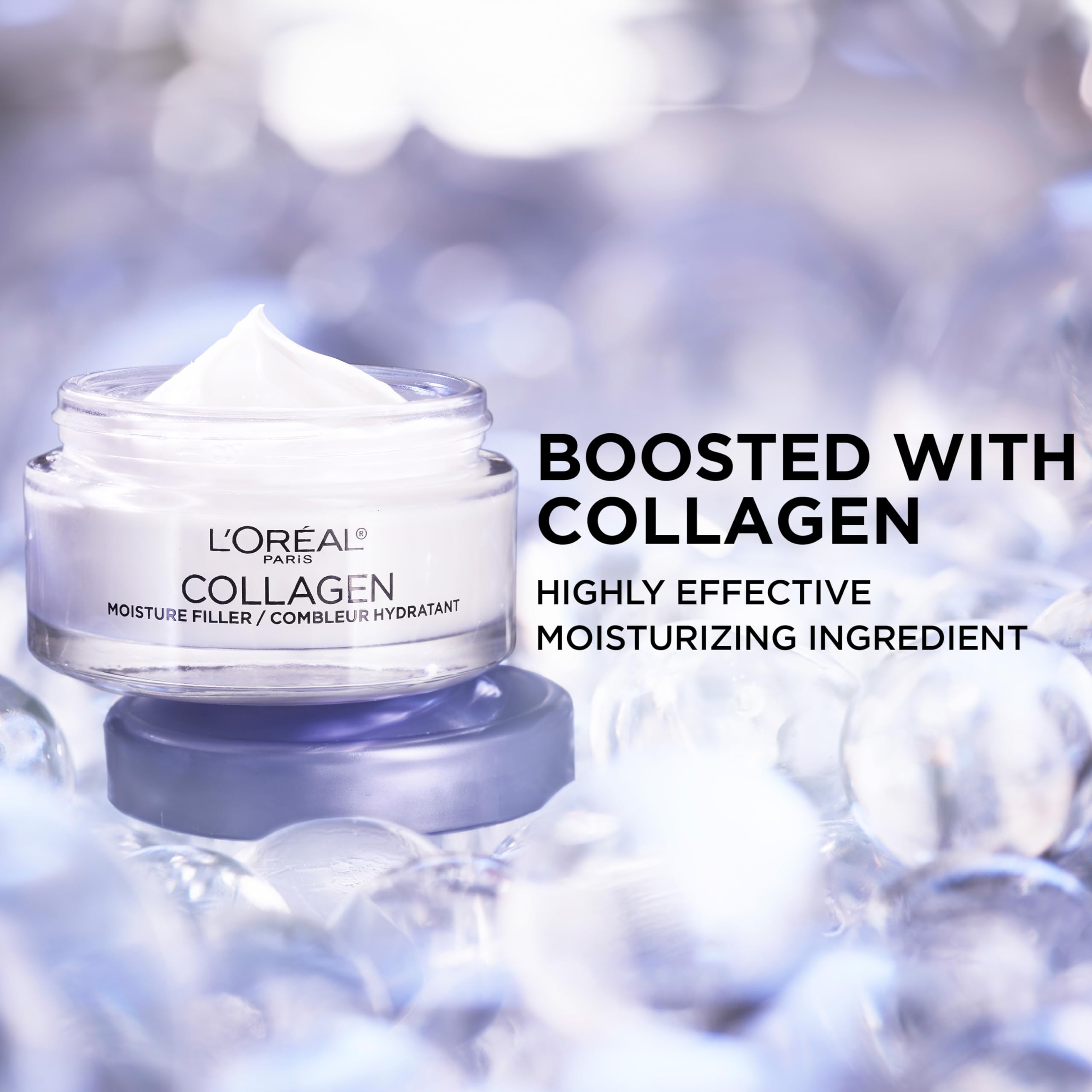 L'Oreal Paris Collagen Moisture Filler, embalaje elegante, ideal para regalo.