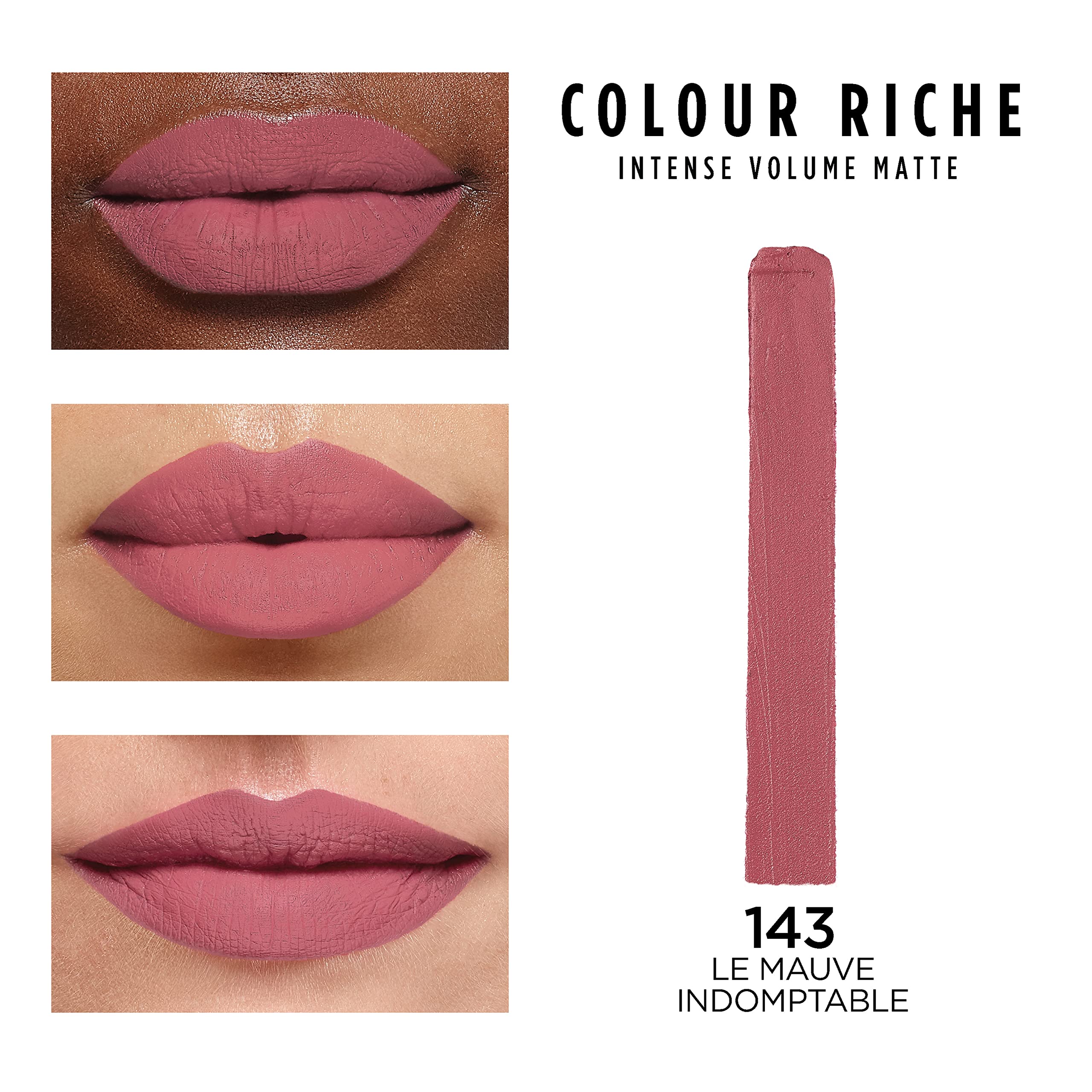 L’Oréal Paris Color Riche delinear y rellenar con color mate duradero.