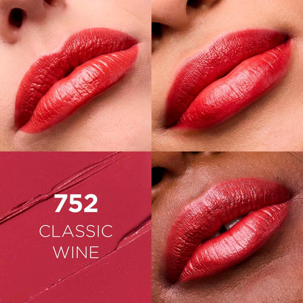 L’Oréal Paris Color Riche Classic Wine con aplicador cómodo para acabado uniforme.