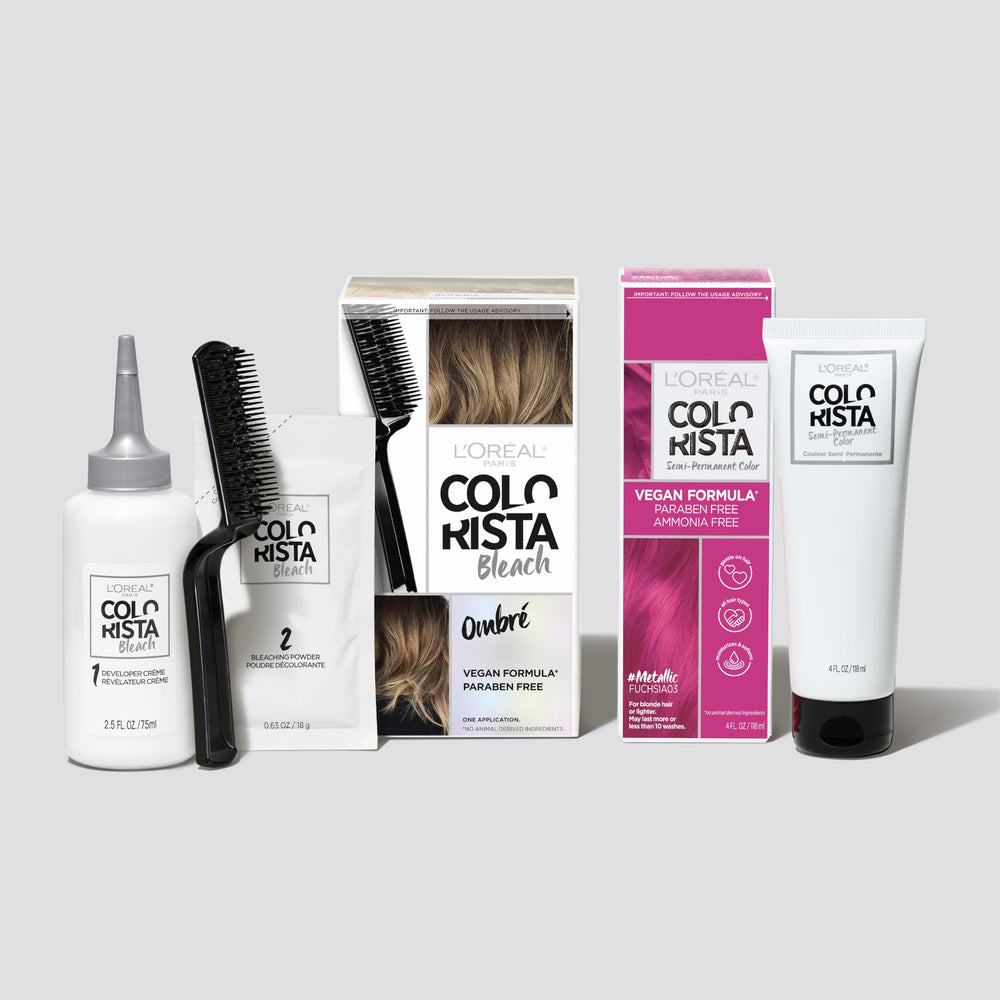 L'Oreal Paris Colorista Ammonia-Free formula supports gentler lightening