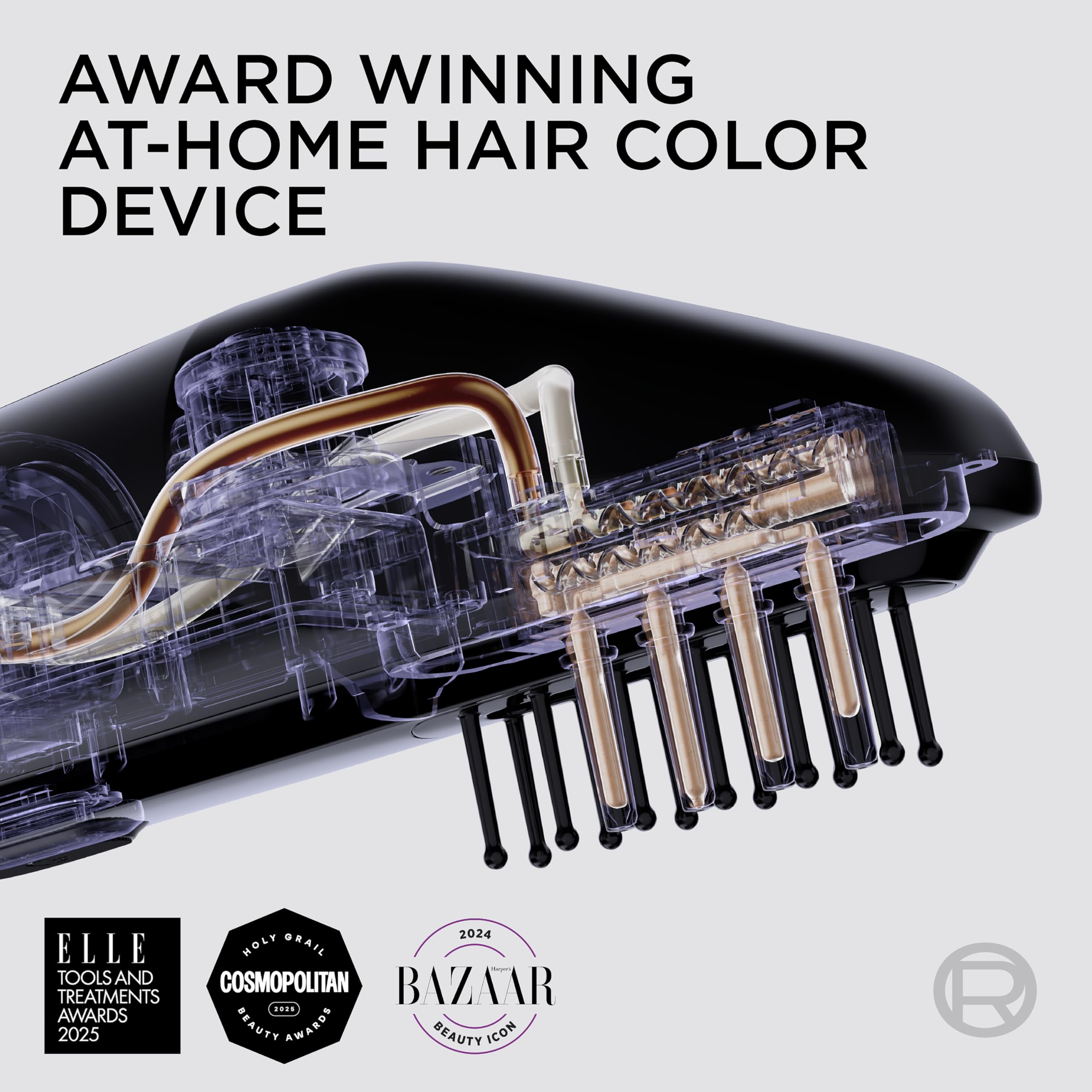 L'Oreal Paris Colorsonic back-of-head reach ensures full coverage.
