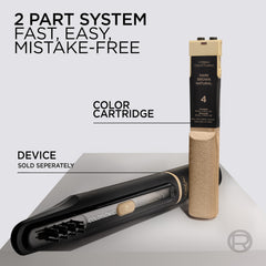 L'Oreal Paris Colorsonic device in use delivers precise root color with minimal effort.