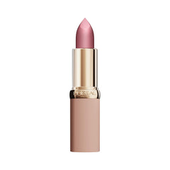 L'Oreal Paris Colour Riche Blurred Matte Rosa Pasión, primer plano de labios con color vibrante y cuidado