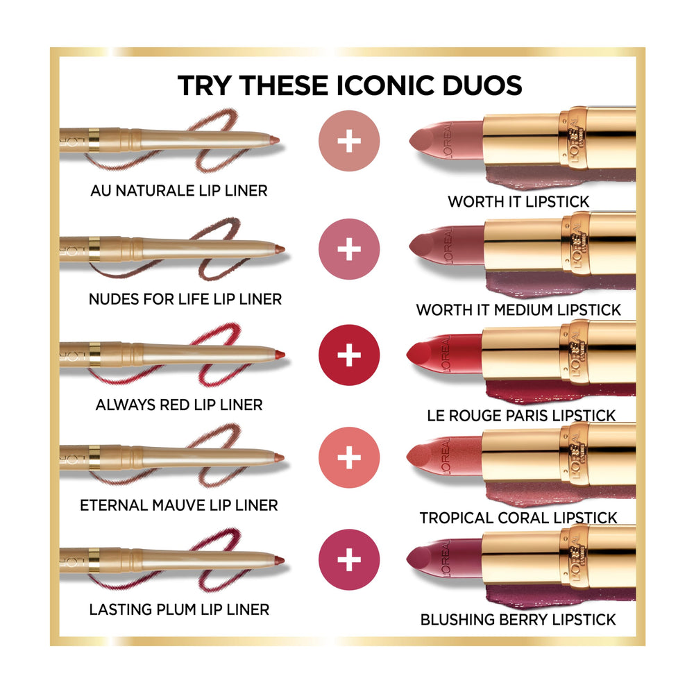 L'Oréal Paris Colour Riche envase-elegante invita a aplicar con lujo.