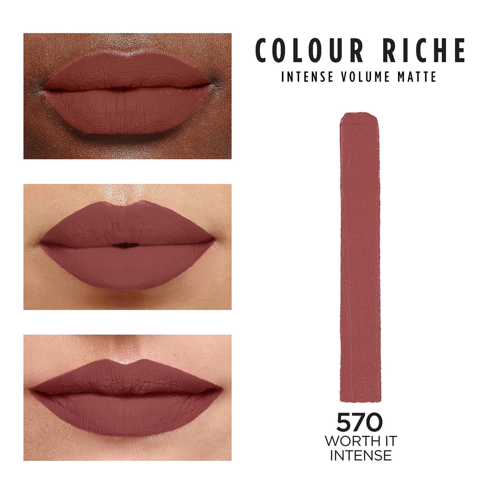 L’Oréal Paris Colour Riche Intense Volume Matte ayuda a delinear labios con precisión.