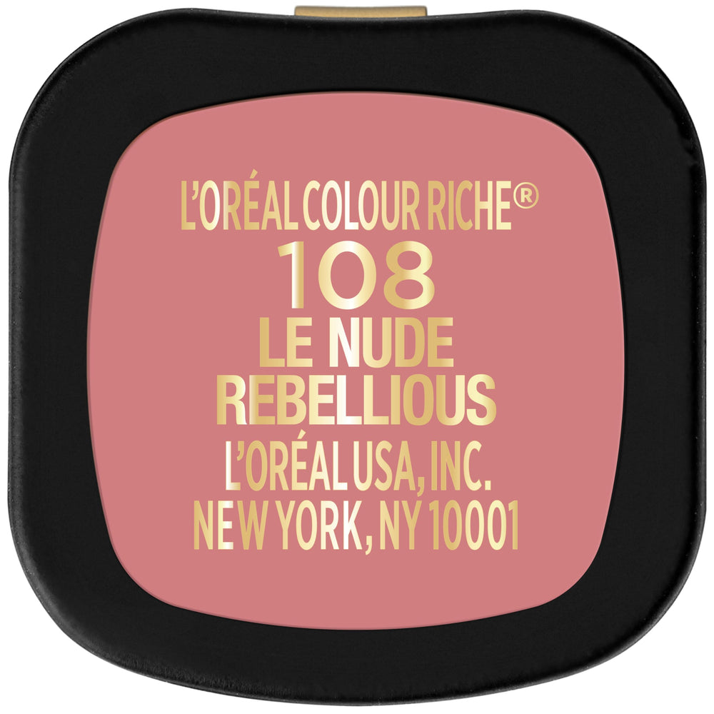 L'Oréal Paris Colour Riche Intense Volume Matte Lipstick, formato con ácido hialurónico para labios más suaves.