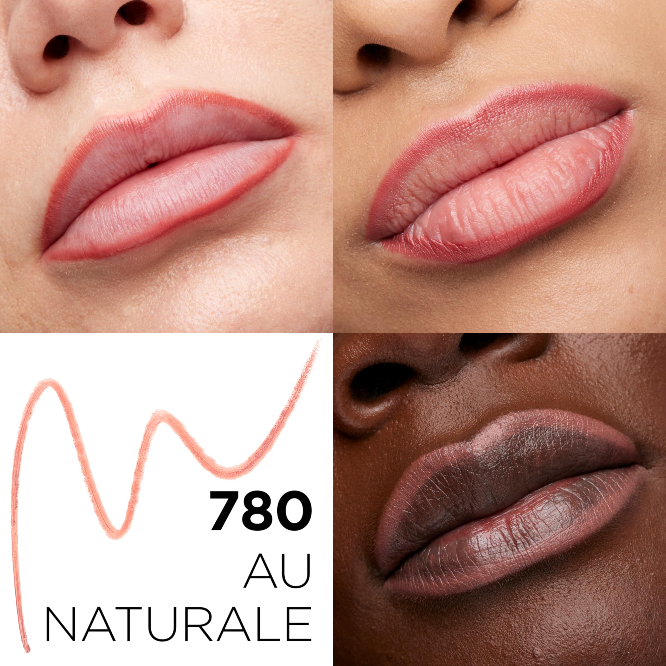 L'Oreal Paris Colour Riche Lip Liner creamy formula aids smooth contour.