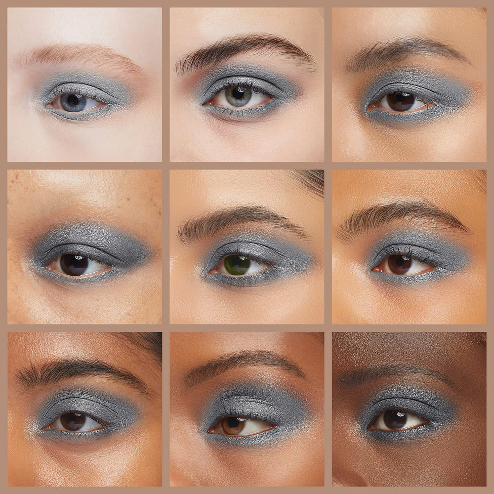 L Oreal Paris Colour Riche Monos Meet Me in Paris eyelid swatch showing matte and shimmer options