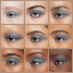 L Oreal Paris Colour Riche Monos Meet Me in Paris eyelid swatch showing matte and shimmer options