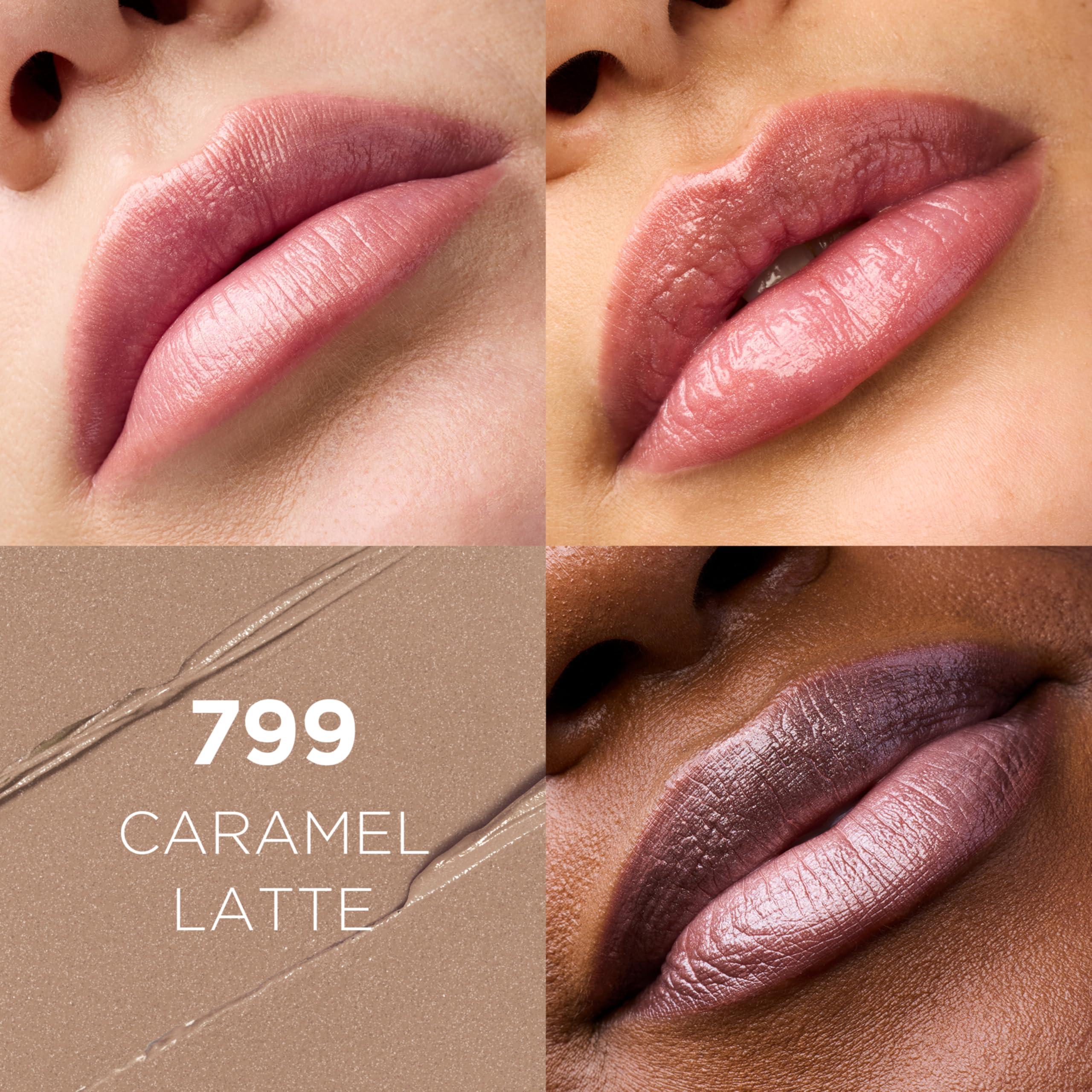 L'Oréal Paris Colour Riche Original Creamy Caramel Latte: muestra de color para labios sedosos