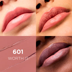 L'Oréal Paris Colour Riche Satin labio frambuesa intenso, acabado suave y cómodo.