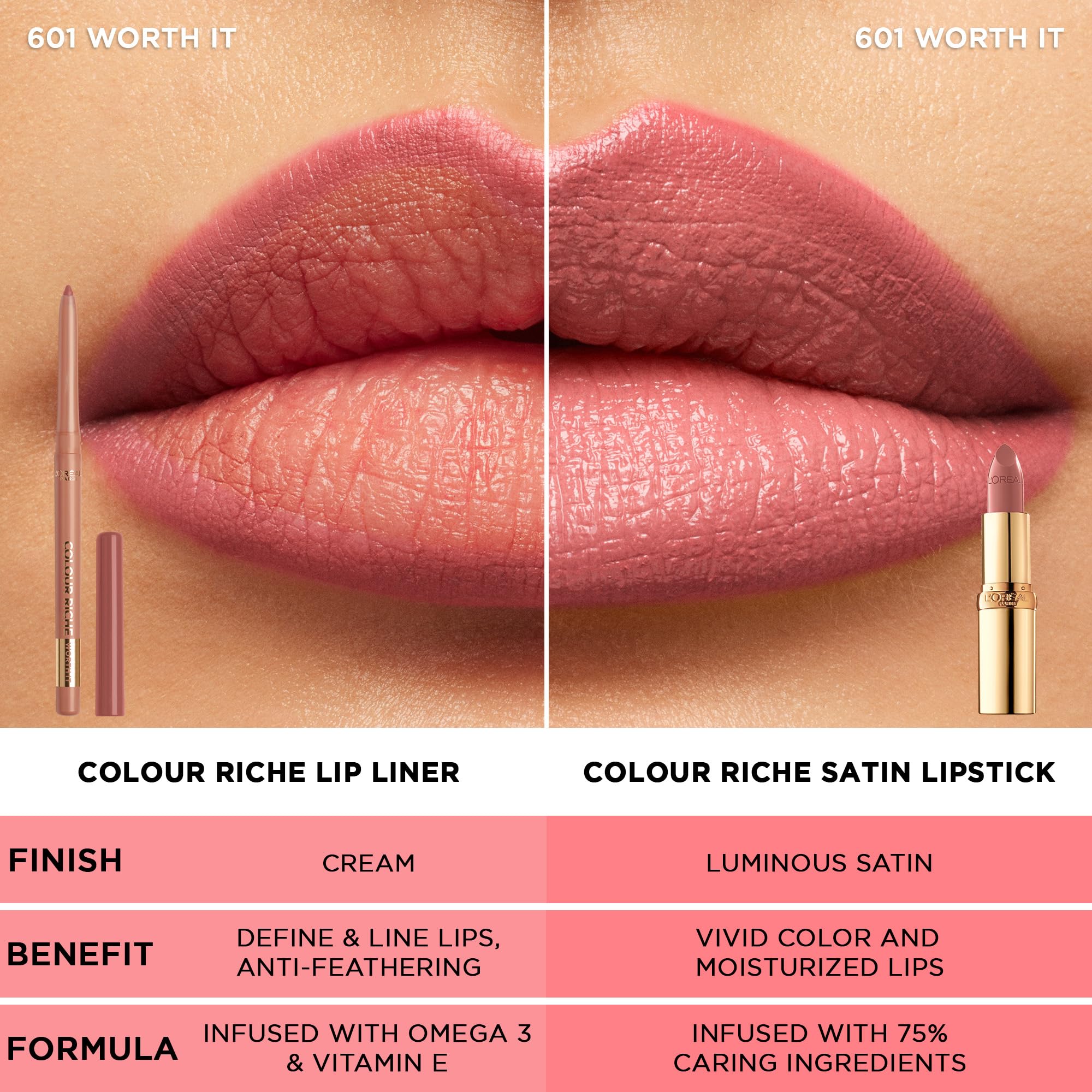 Ritual de maquillaje diario con Colour Riche Satin para el día.