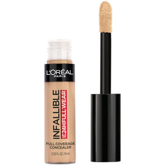 Corrector Infallible de L’Oréal Paris, aplicador grande para cobertura rápida y precisa.