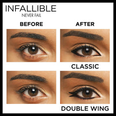 Delineador Infallible de Loreal Paris, color crema que dura todo el día.