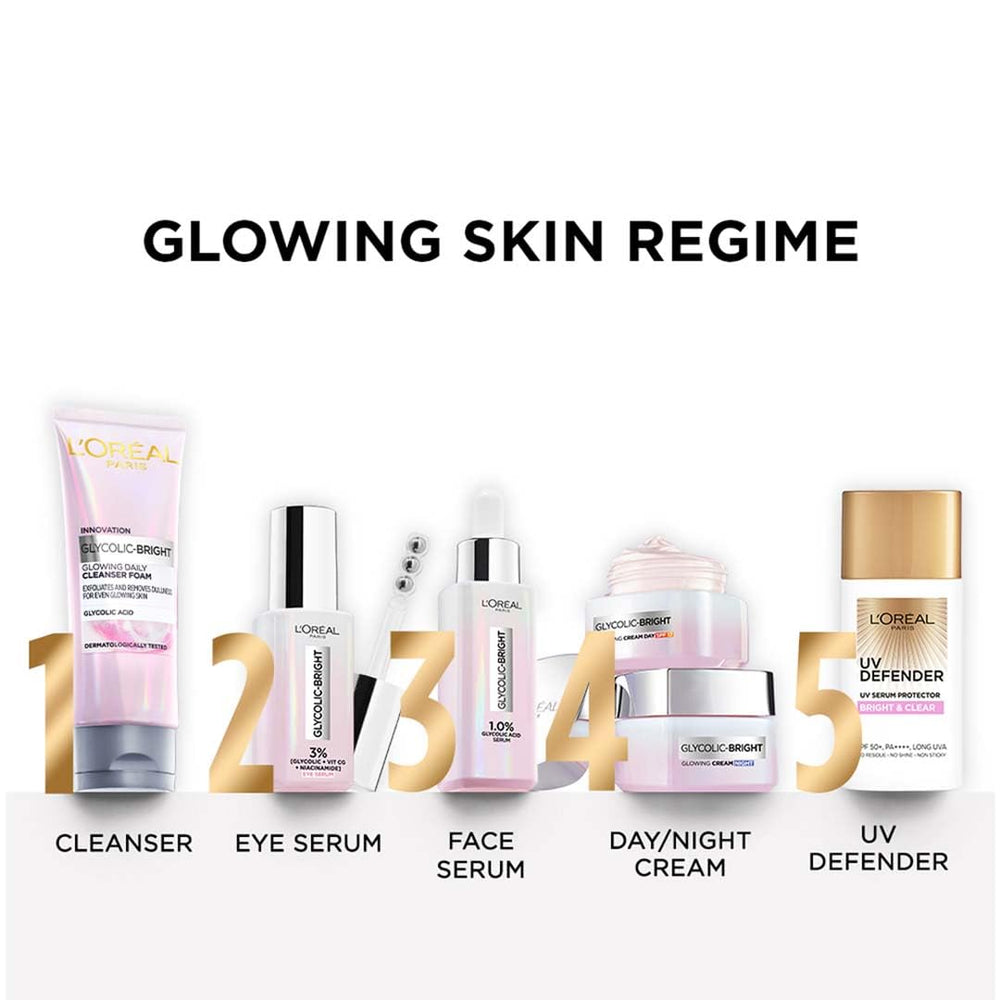 Despertar con piel radiante gracias a la crema glicólico de L’Oréal Paris.