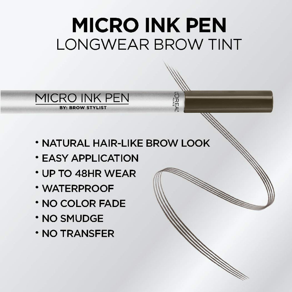 L’Oréal Paris Micro Ink Pen ofrece efecto pelo natural en las cejas.