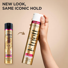L'Oreal Paris Elnett Satin ultra-fine mist dries quickly with even coverage.