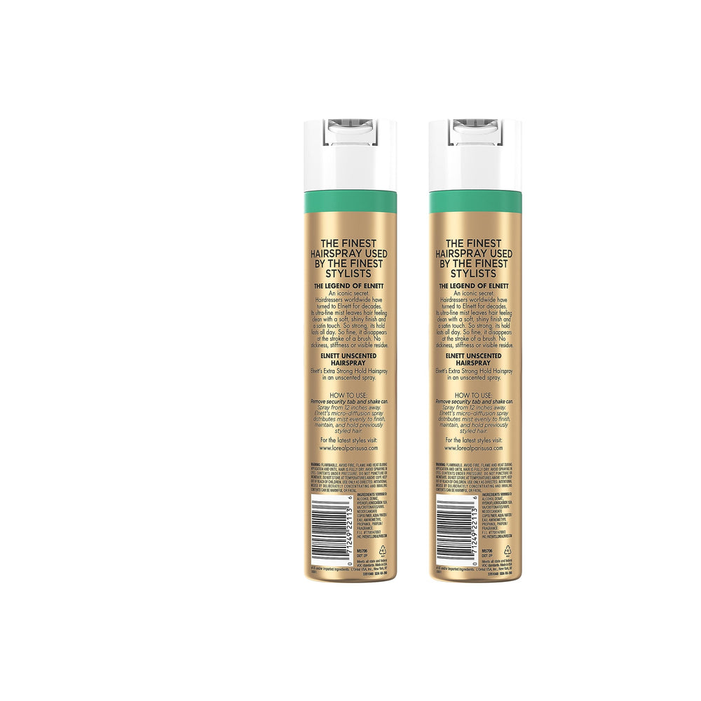 Elnett Satin provides a rework-friendly mist for easy touch-ups.