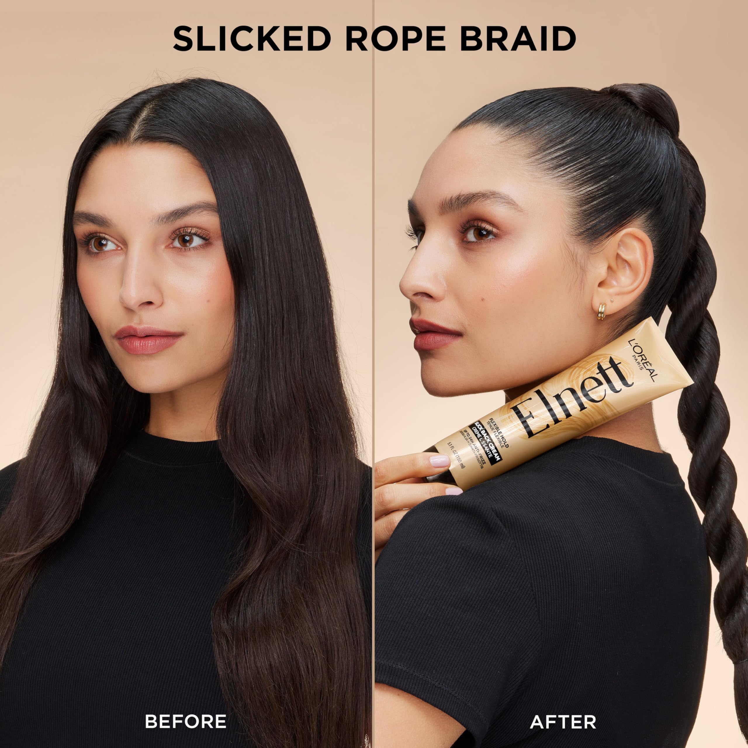 L'Oreal Paris Elnett Slick Back peinado ligero y flexible para diario