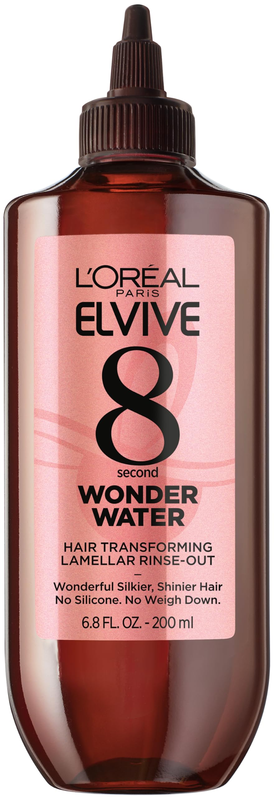 L’Oréal Paris Elvive Agua Lamellar vertido, suavidad instantánea sin peso para el cabello.