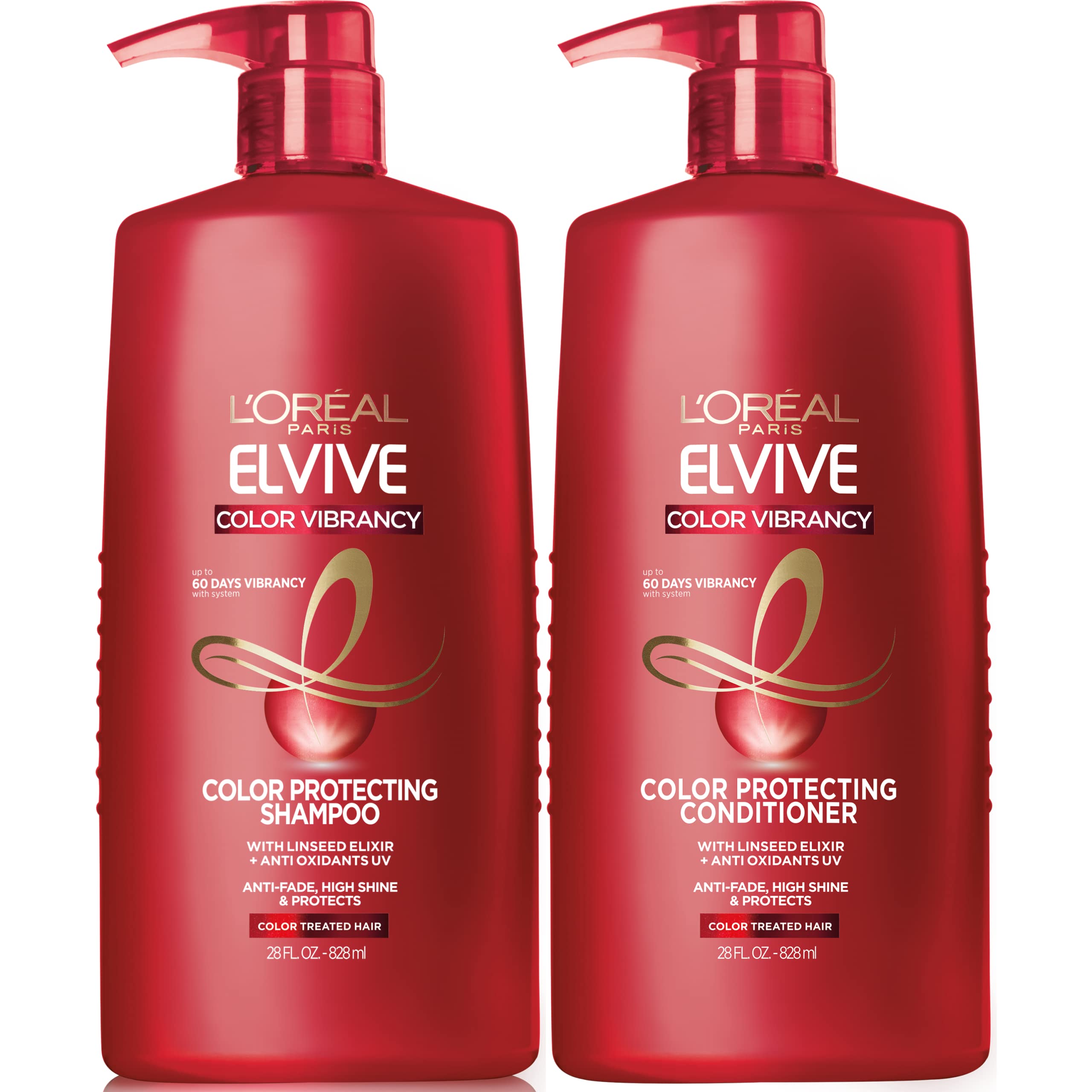 L'Oreal Paris Elvive Color Vibrancy, champú, protege el color y aporta brillo.