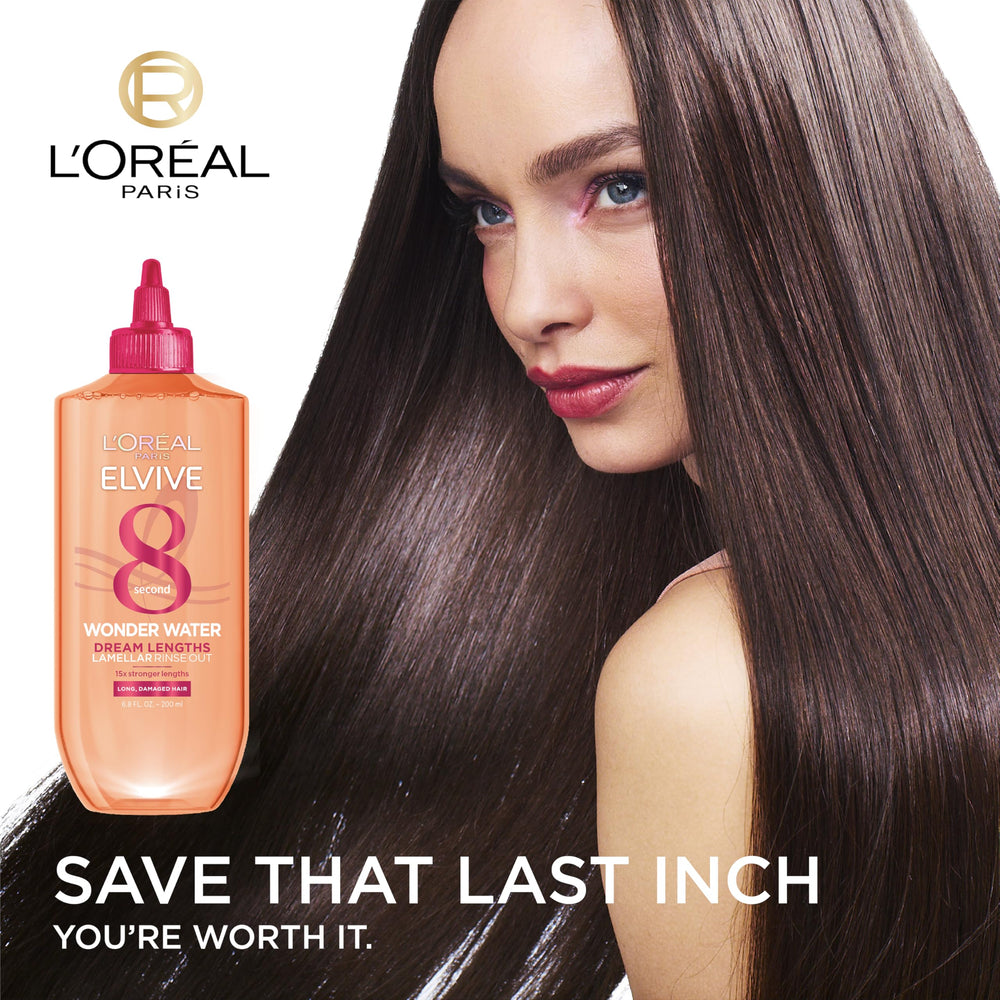 Aplicación en cabello mojado con Dream Lengths en segundos