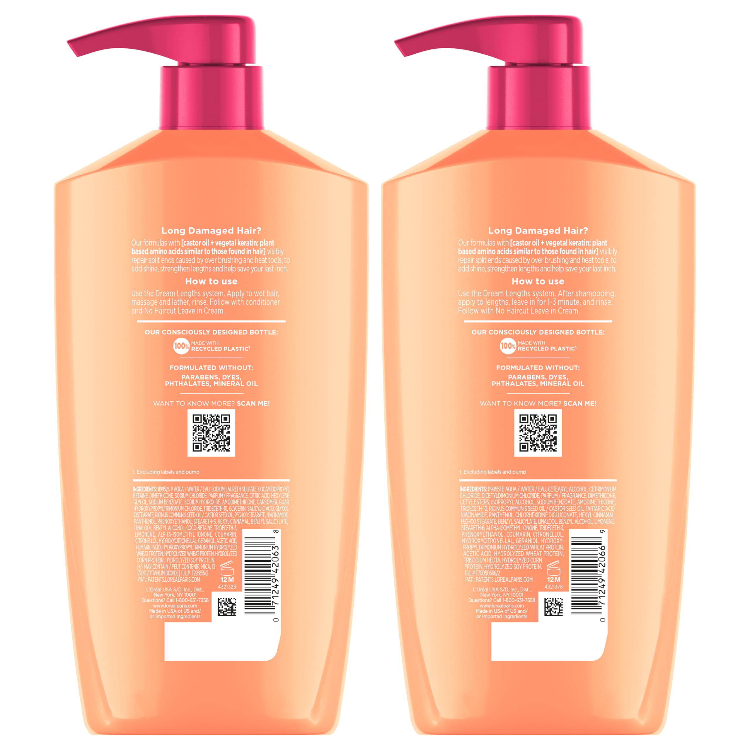 Empaque del kit Dream Lengths listo para exhibir