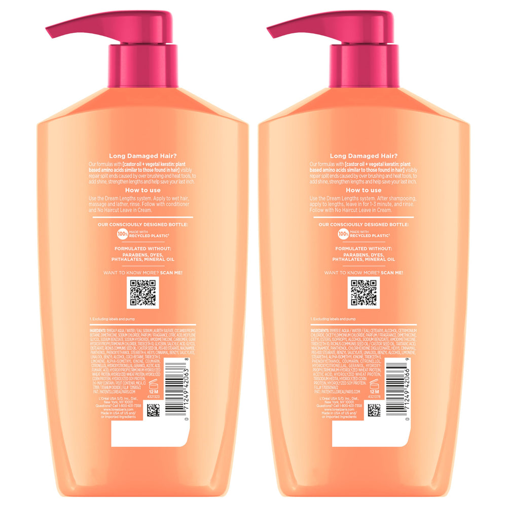 Empaque del kit Dream Lengths listo para exhibir