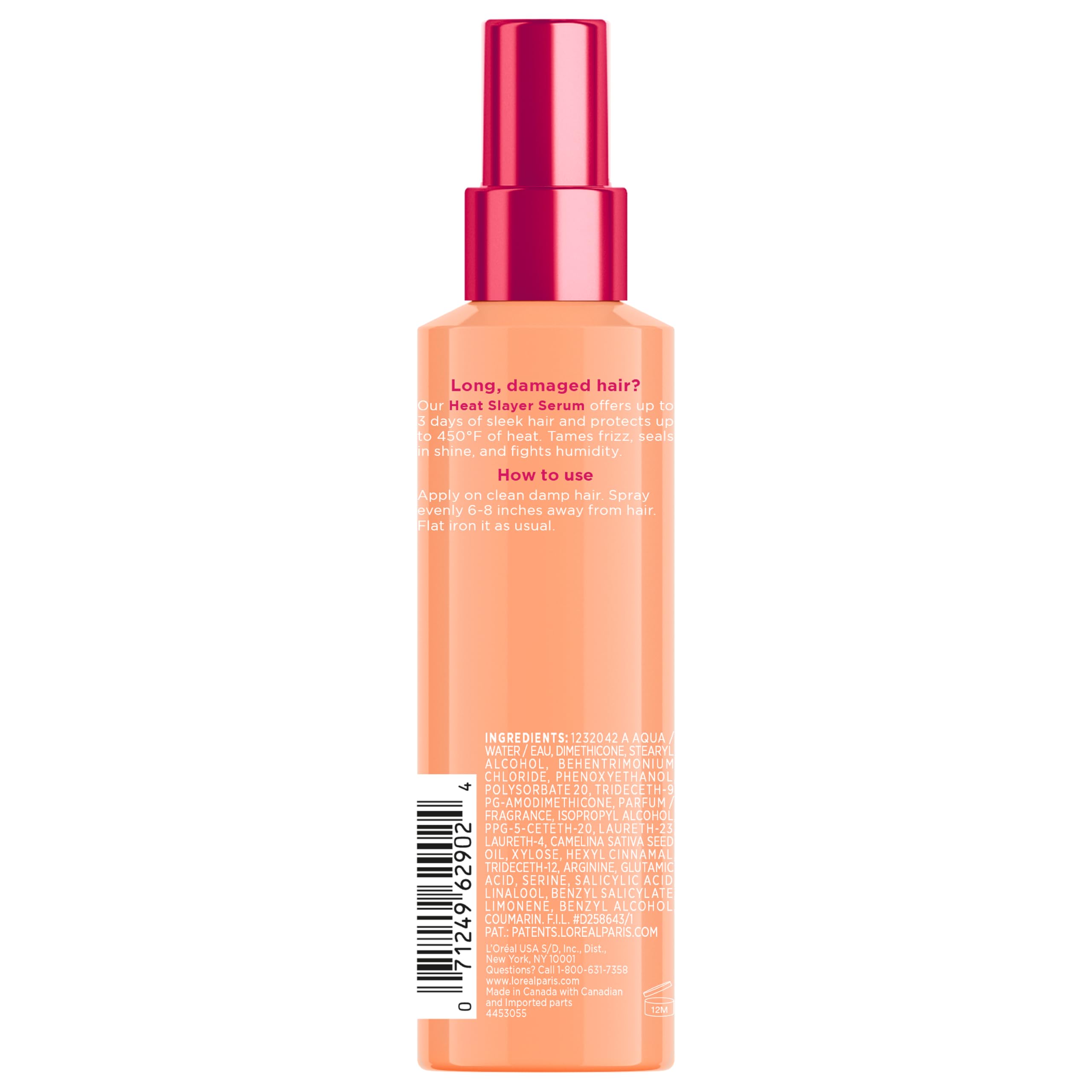 Fragrance notes of Elvive Heat Slayer shown in scent close-up