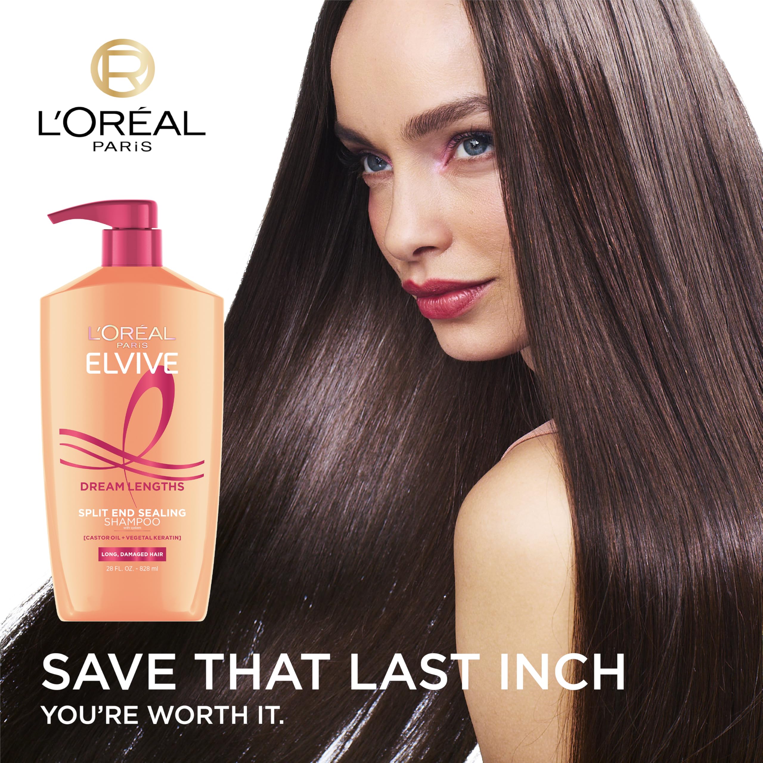 Dream Lengths etiqueta visible indica nutrición para longitudes saludables.