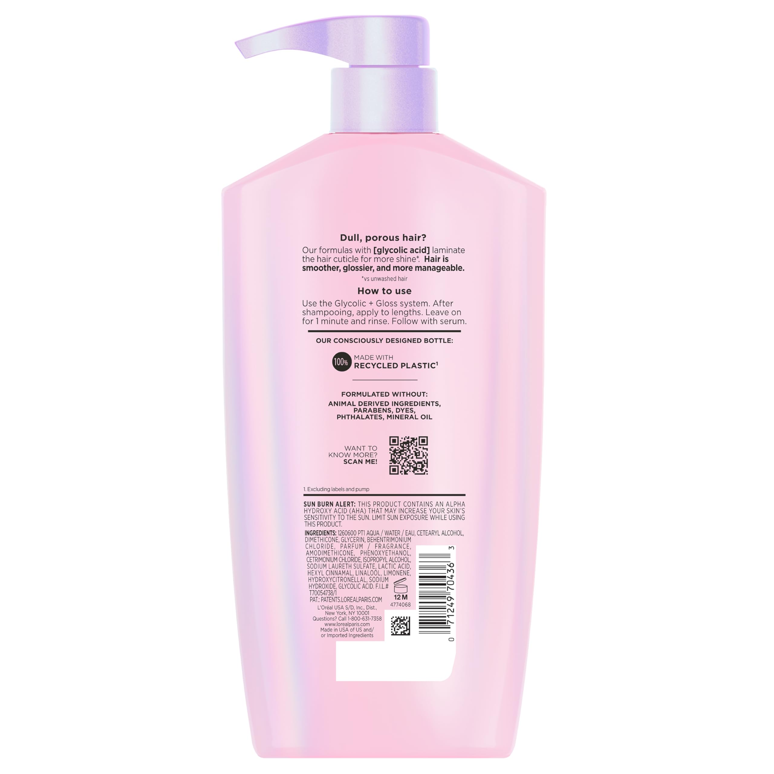 Aroma cítrico jazmín cedro al usar Elvive Glycolic + Gloss