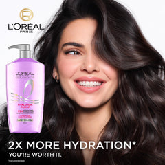 L'Oréal Paris Elvive Hyaluron Plump acondicionador botella: desenreda y suaviza mechones secos