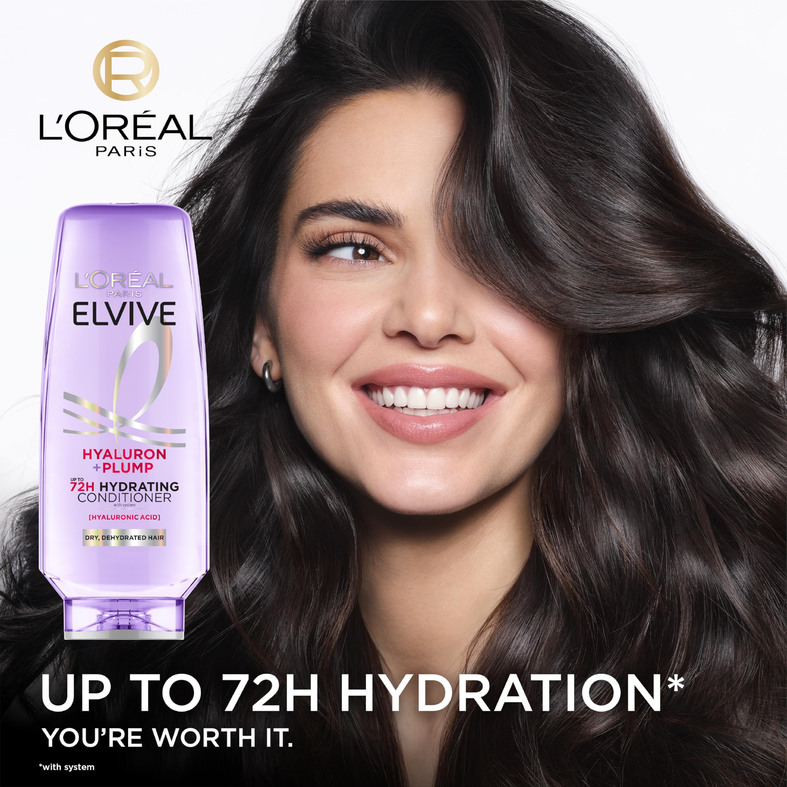 L'Oreal Paris Elvive Hyaluron Plump conditioner cream texture signals rich moisture