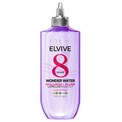 L'Oreal Paris Elvive Wonder Water bottle ready for flash hydration on dry hair