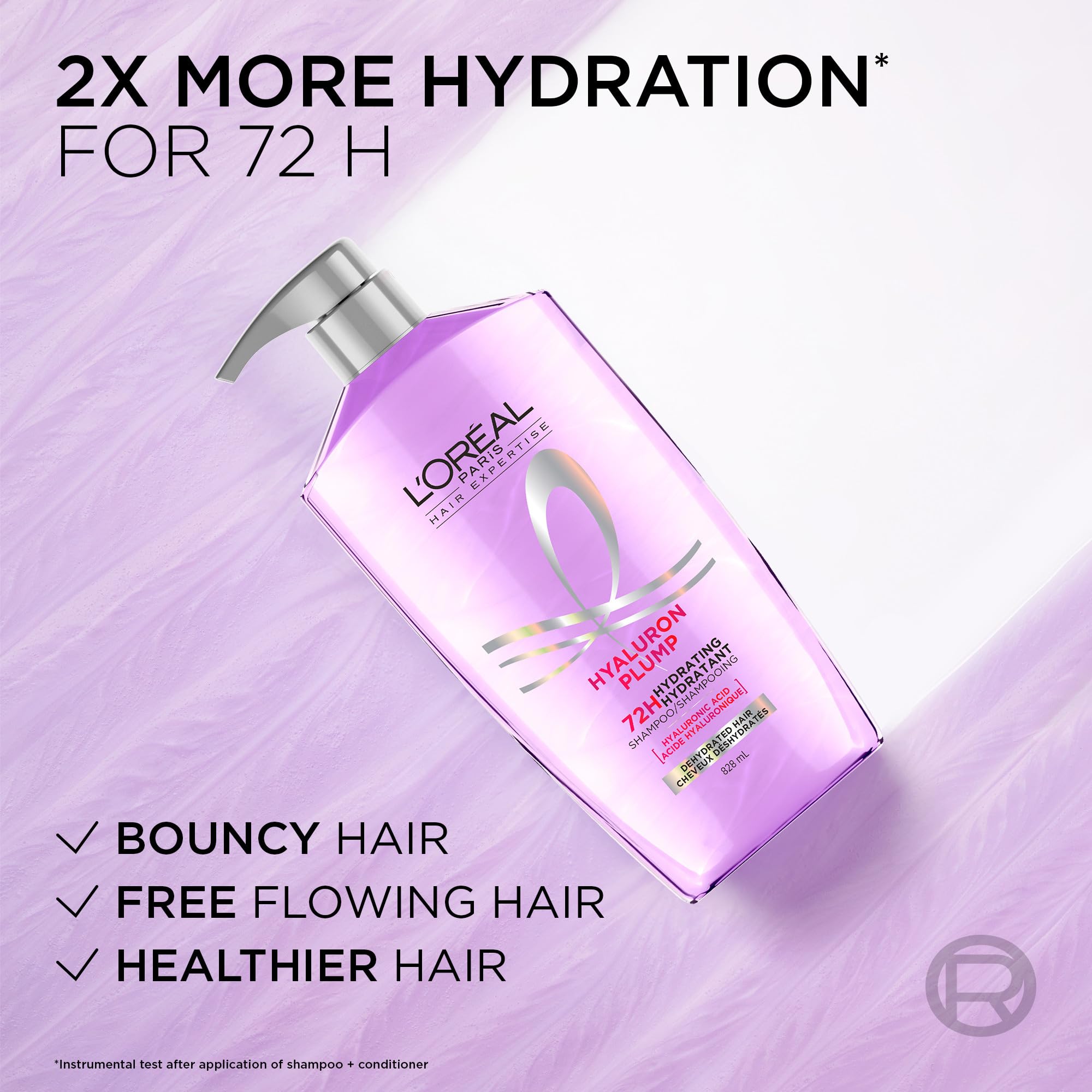 Wonder Water Elvive Hyaluron Plump envase: hidratación exprés para cabello suave