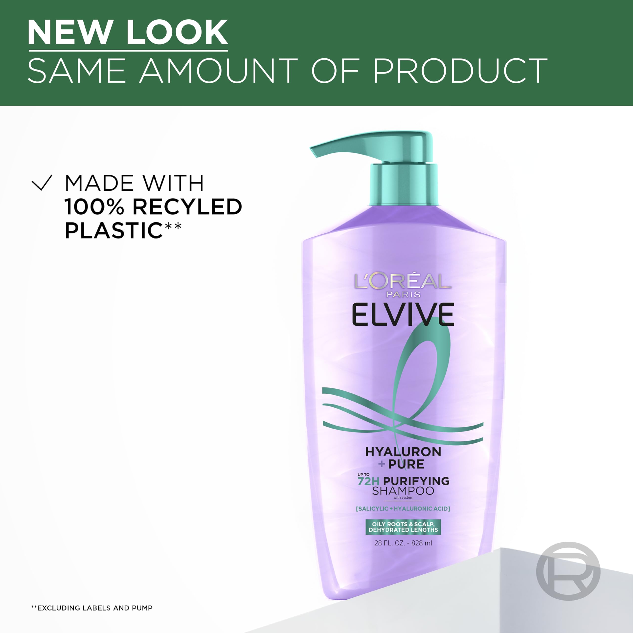 Product bottles on bathroom shelf ready for hair care routine