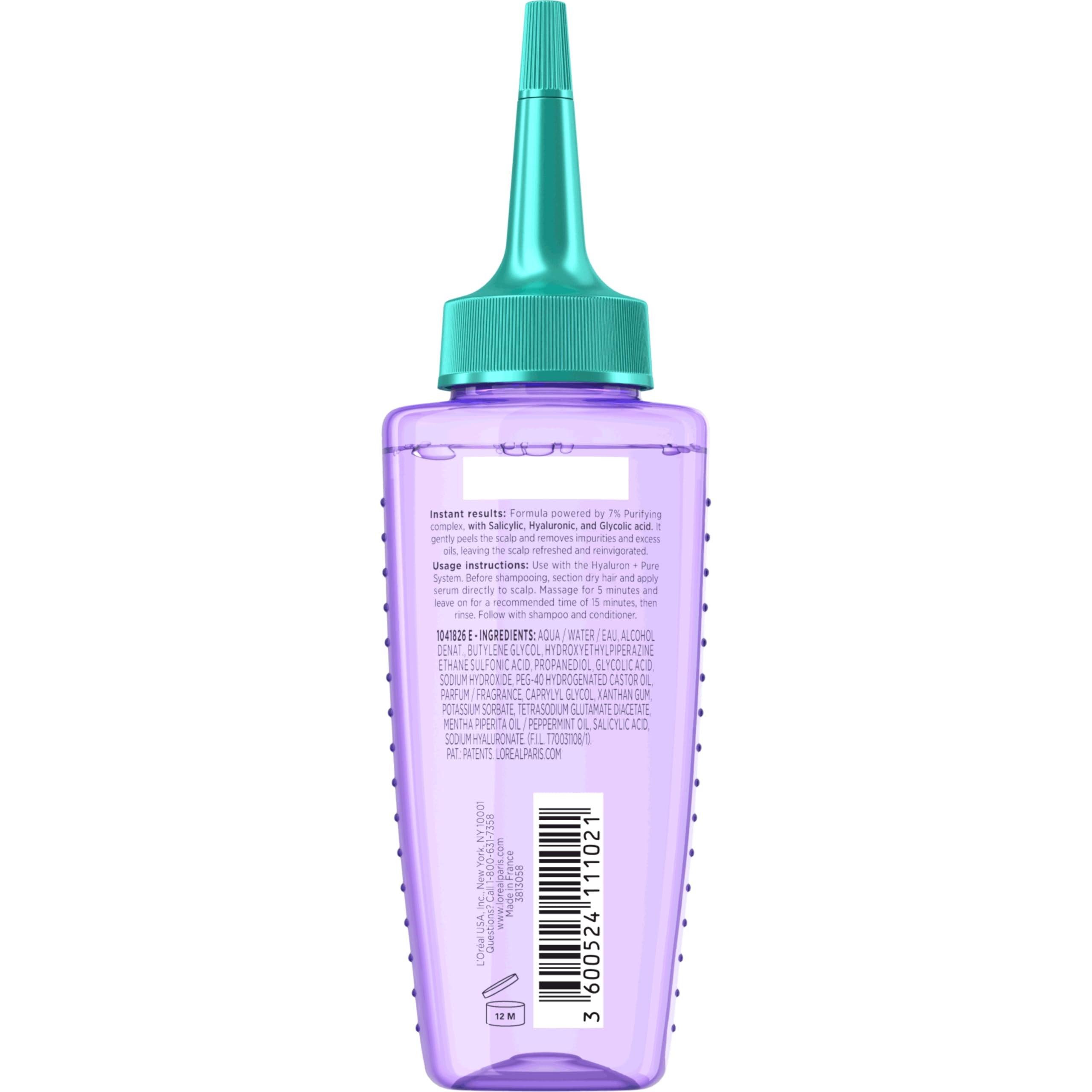 Rutina de 3 pasos Hyaluron + Pure de L’Oréal Paris: cabello limpio y ligero.