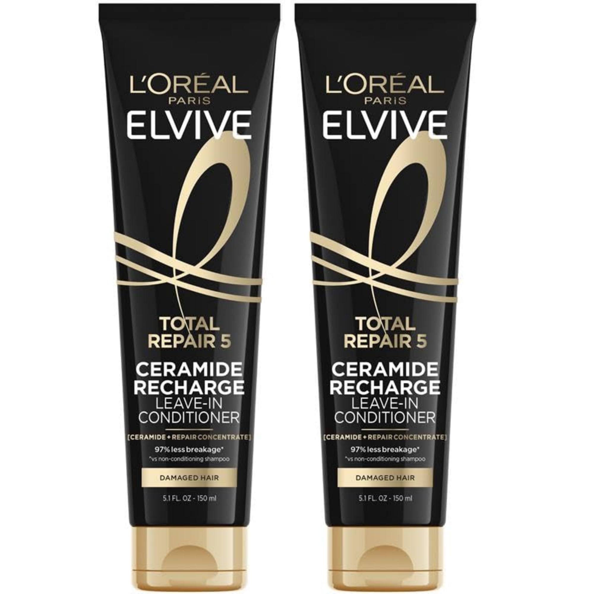 L’Oréal Paris Elvive Total Repair 5 Protein Recharge: botella visible, protección diaria contra calor