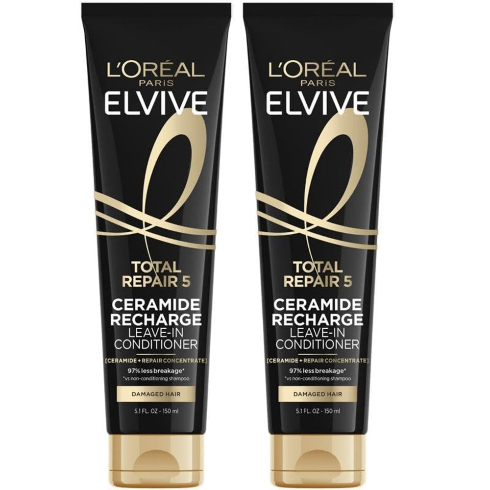 L’Oréal Paris Elvive Total Repair 5 Protein Recharge: botella visible, protección diaria contra calor