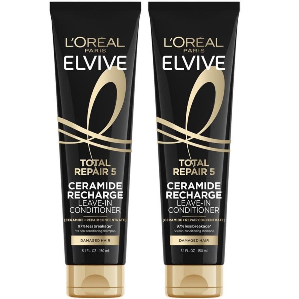 L’Oréal Paris Elvive Total Repair 5 Protein Recharge: botella visible, protección diaria contra calor