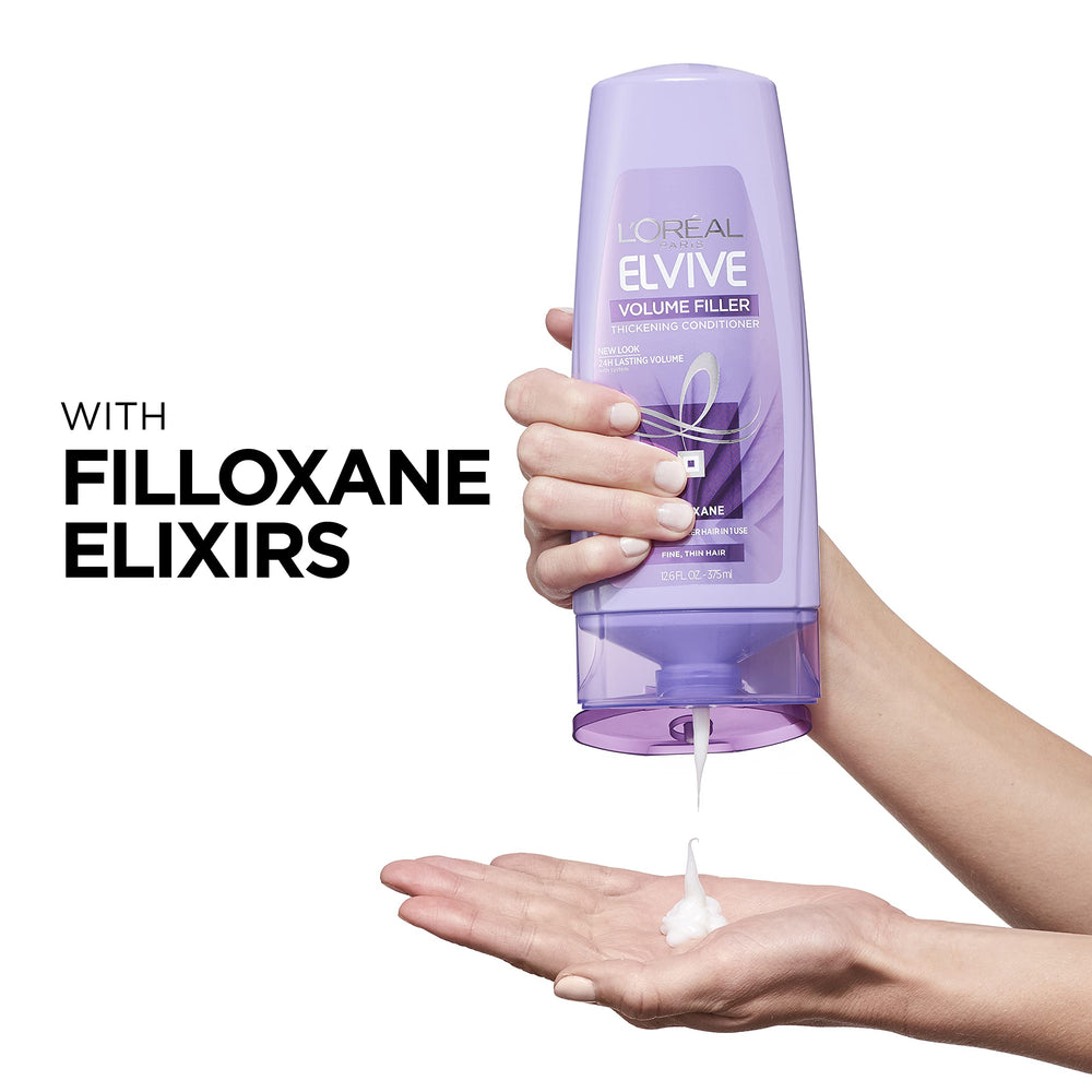 Aplicación del acondicionador Volume Filler en cabello para mayor suavidad