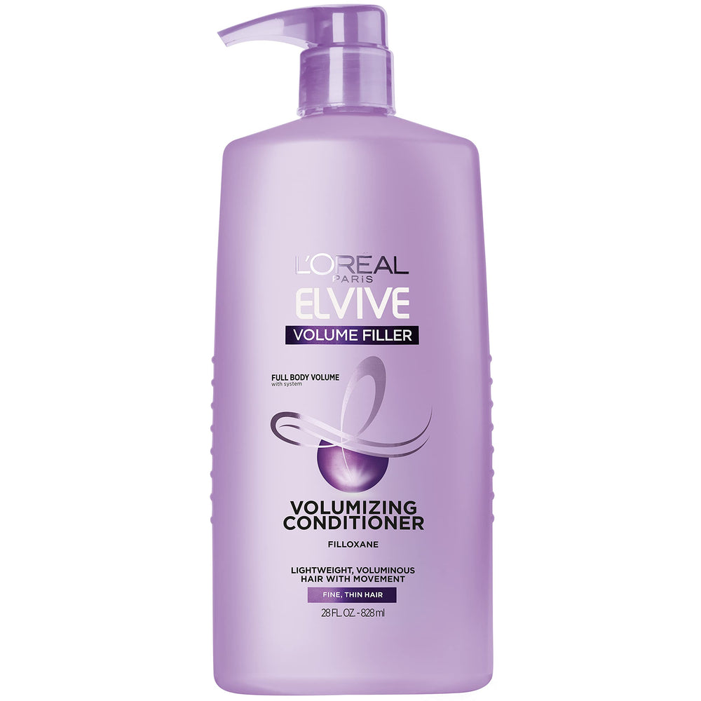 L'Oreal Paris Elvive Volume Filler botella de acondicionador para volumen duradero