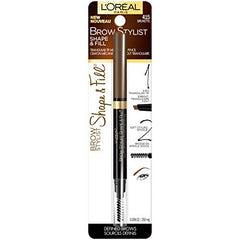 L'Oréal Paris Estilista de Cejas: delineado preciso con punta triangular para cejas definidas.