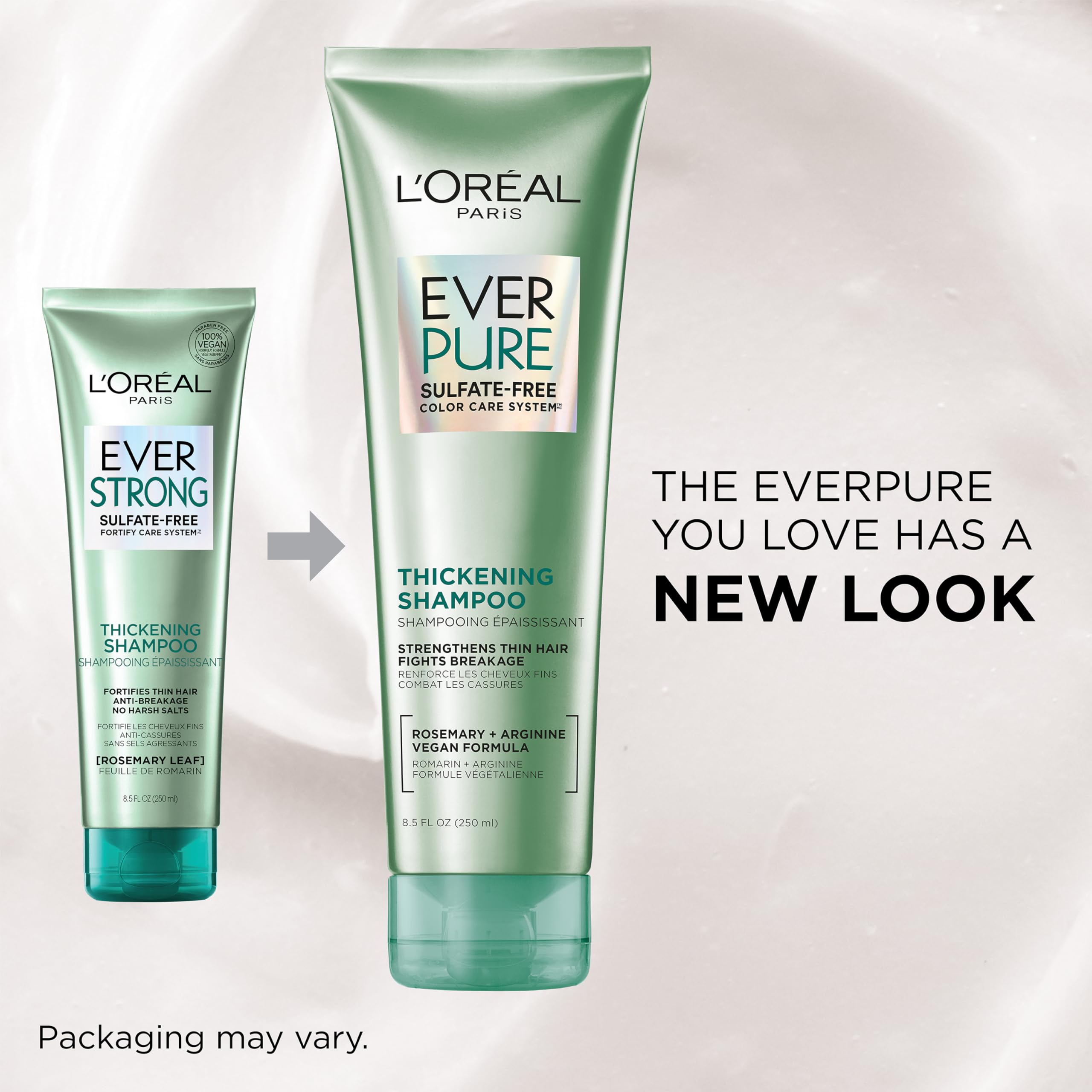 L'Oreal Paris EverPure acondicionador para cabello fino deja brillo suave