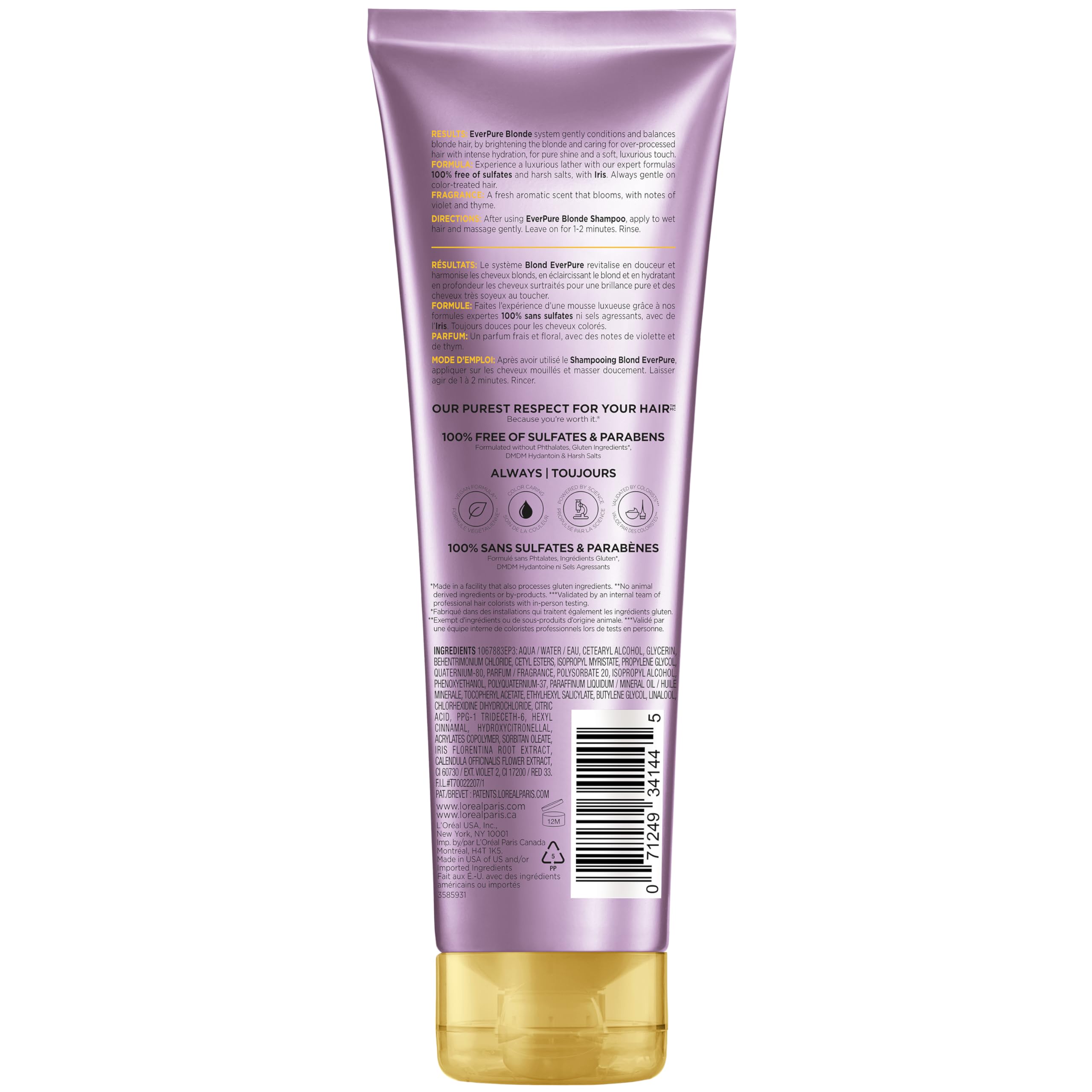 Compatible con el sistema EverPure Blonde para color equilibrado.
