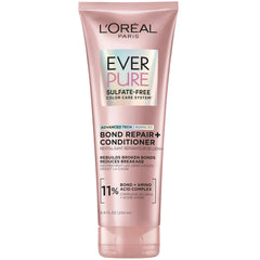 L'Oreal Paris EverPure Bond Repair+ Acondicionador en botella: repara enlaces y suaviza el cabello.