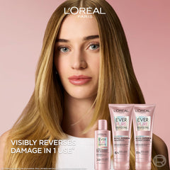 L'Oreal Paris EverPure Bond Repair+ textura cremosa: hidrata profundamente sin sulfatos.