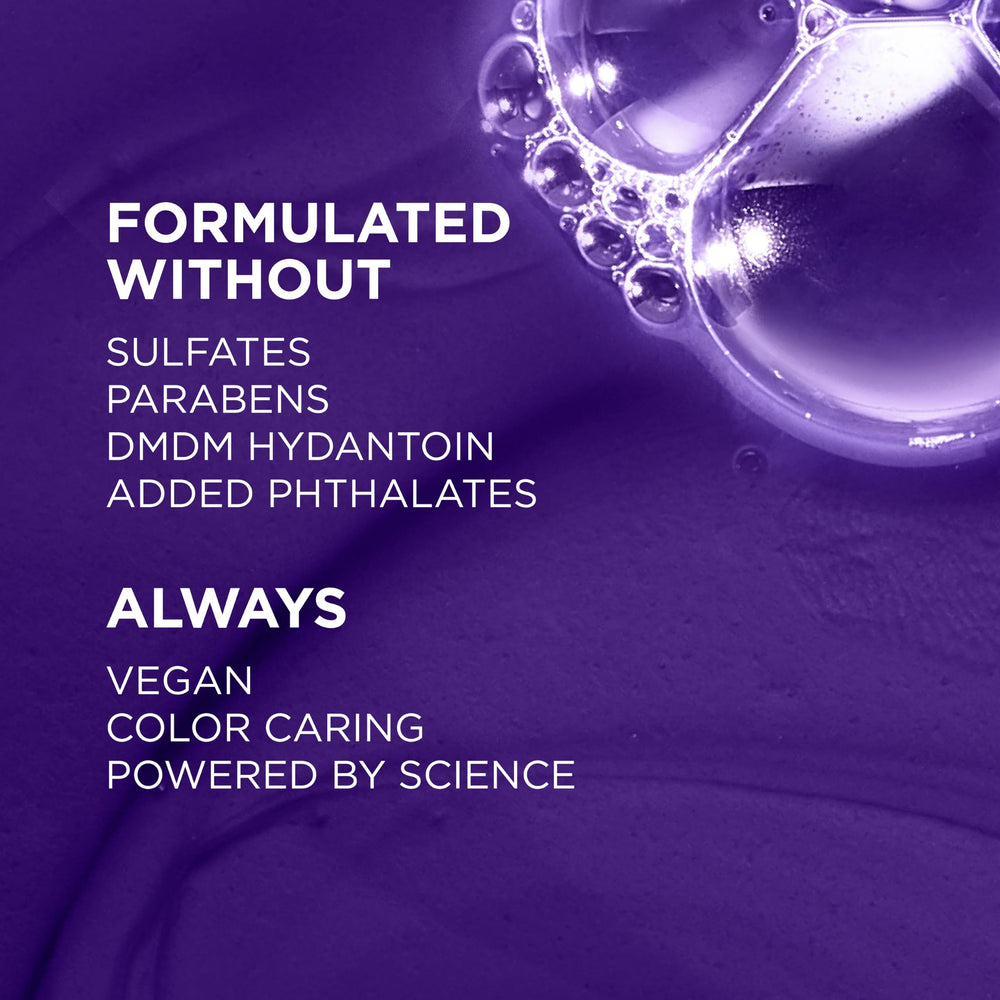 L'Oreal Paris EverPure color-treated hair care close-up highlighting vegan formula